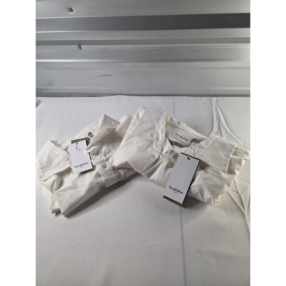 Goodfellow & Co Other - Goodfellow & Co Mens XL 2 Pack White Short Sleeve Poplin Button Down Shirts NEW